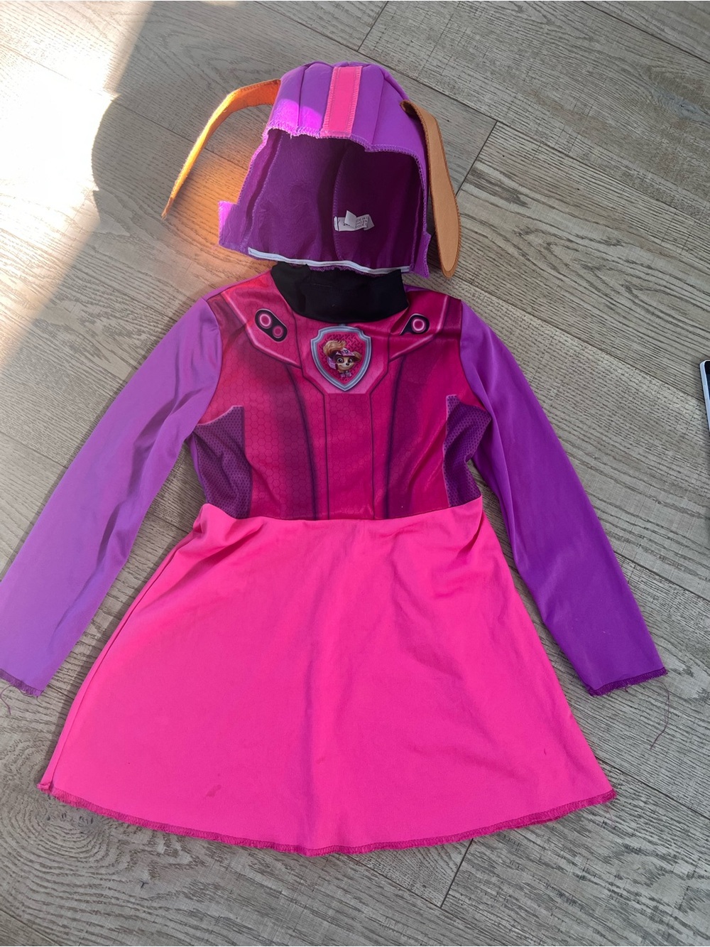 PAW Patrol Skye Pink & Purple Girls Costume Dress with Hat.  Size 3T-4T